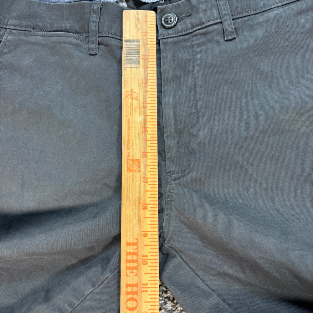 J Crew 484 Slim Fit Chinos Men's 31x32 Charcoal Grey Stretch Cotton Pants - Picture 7 of 10